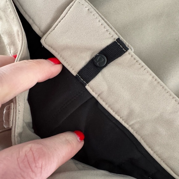 Lululemon ABC Slim-Fit 5-Pocket Pant in a light beige colorway - Picture 9 of 11